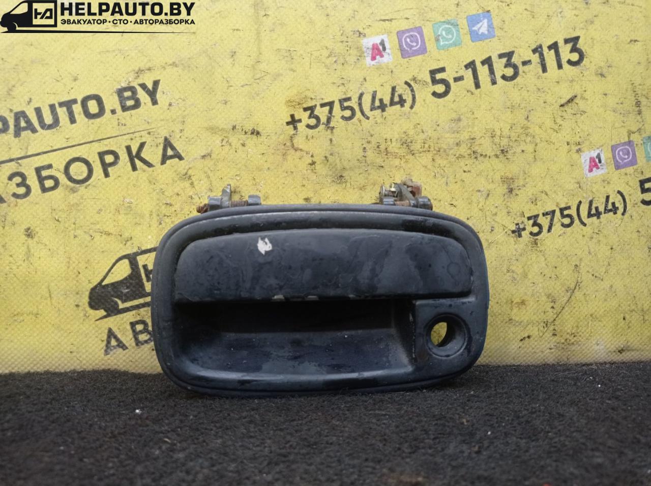 ручка наружная Kia Sportage 1 поколение 1999, 2.0 л., FE (16V), бензин, МКПП, синий, внедорожник 5 дв., полный подключаемый привод - фото №1