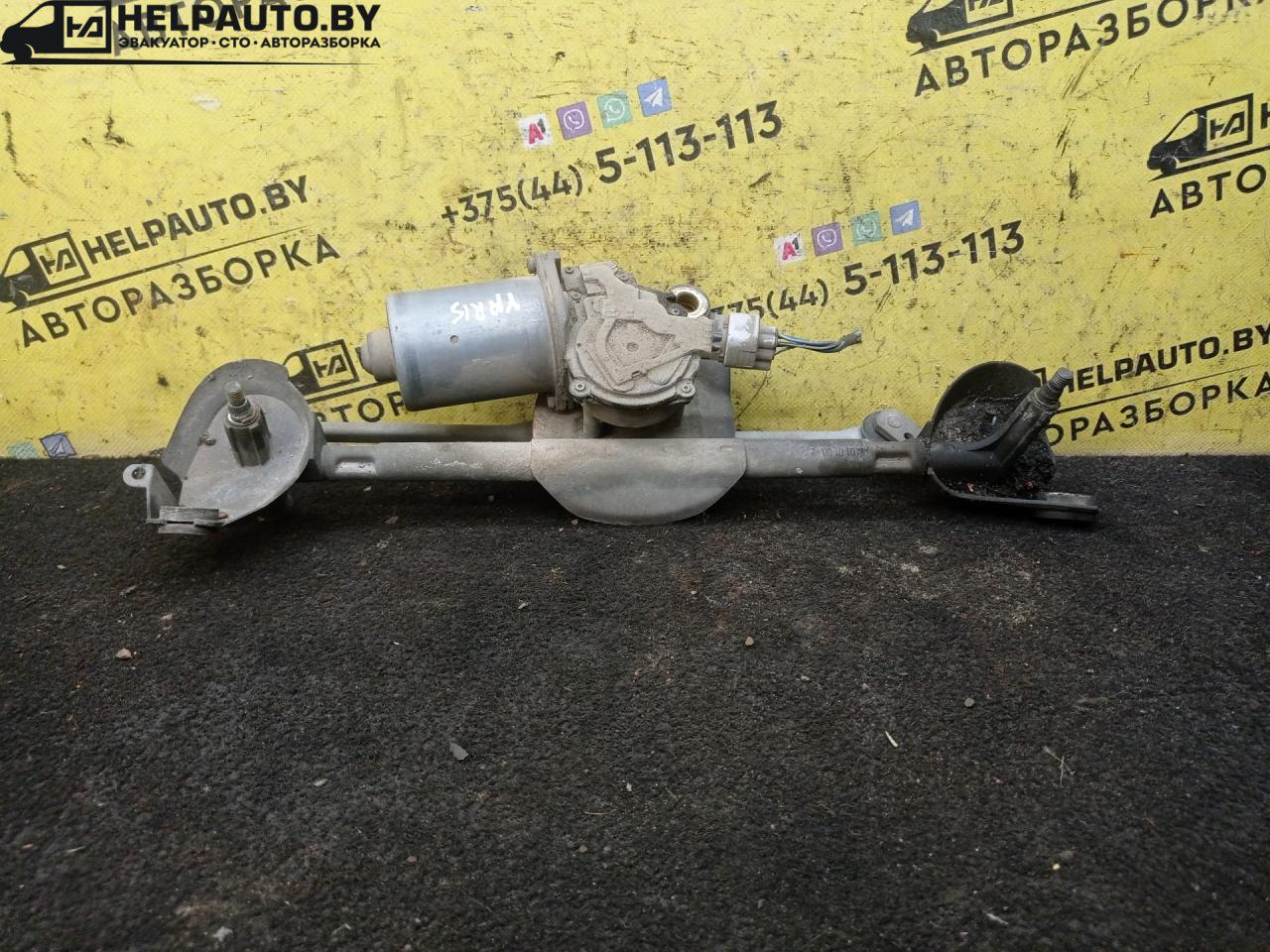 механизм стеклоочистителя (трапеция дворников) Toyota Yaris P1 2001, 1.0 л., 1SZ-FE, бензин, МКПП, серебро, хетчбэк 5 дв., передний привод - фото №1