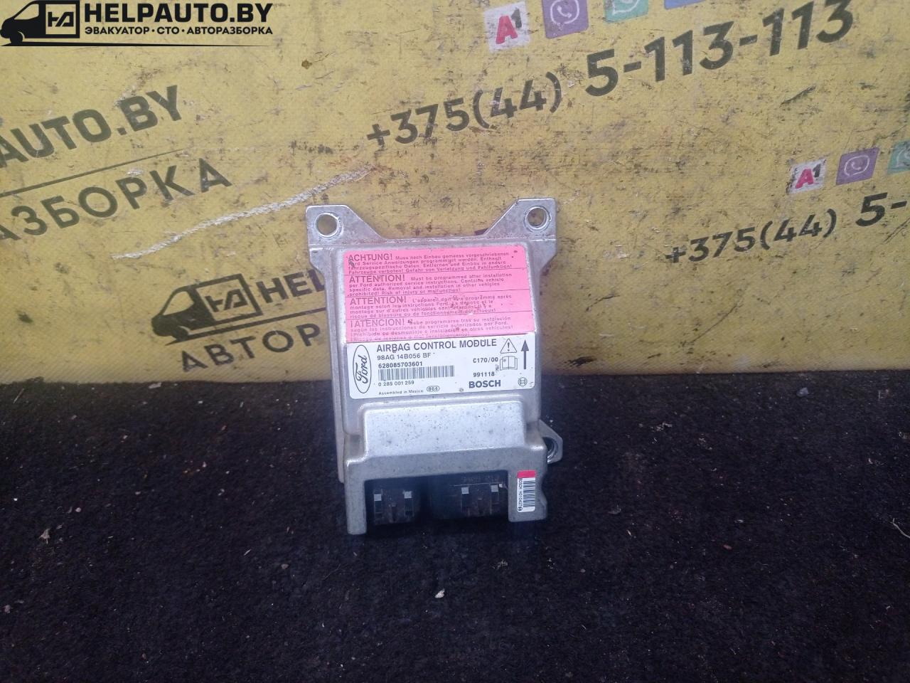 блок AirBag Ford Focus USA 1 поколение 2000, 2.0 л., бензин, АКПП, универсал, передний привод - фото №1