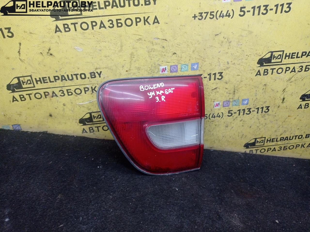 фонарь крышки багажника правый Suzuki Baleno 1 поколение (1995 - 2002), 1.6 л., G16B, бензин, МКПП, серебристый, универсал, передний привод - фото №1
