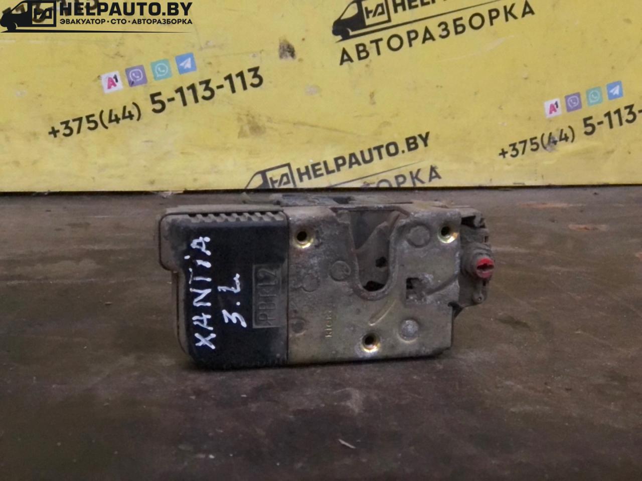 замок двери задней левой Citroen Xantia 1 поколение 1994, 1.9 л., дизель, МКПП, бордовый, хетчбэк 5 дв., передний привод - фото №1