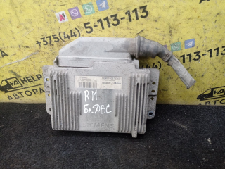 блок управления двигателем Renault Scenic 1 поколение 1997, 1.6 л., K7M 702, бензин, МКПП, синий, минивэн, передний привод, 7700105980