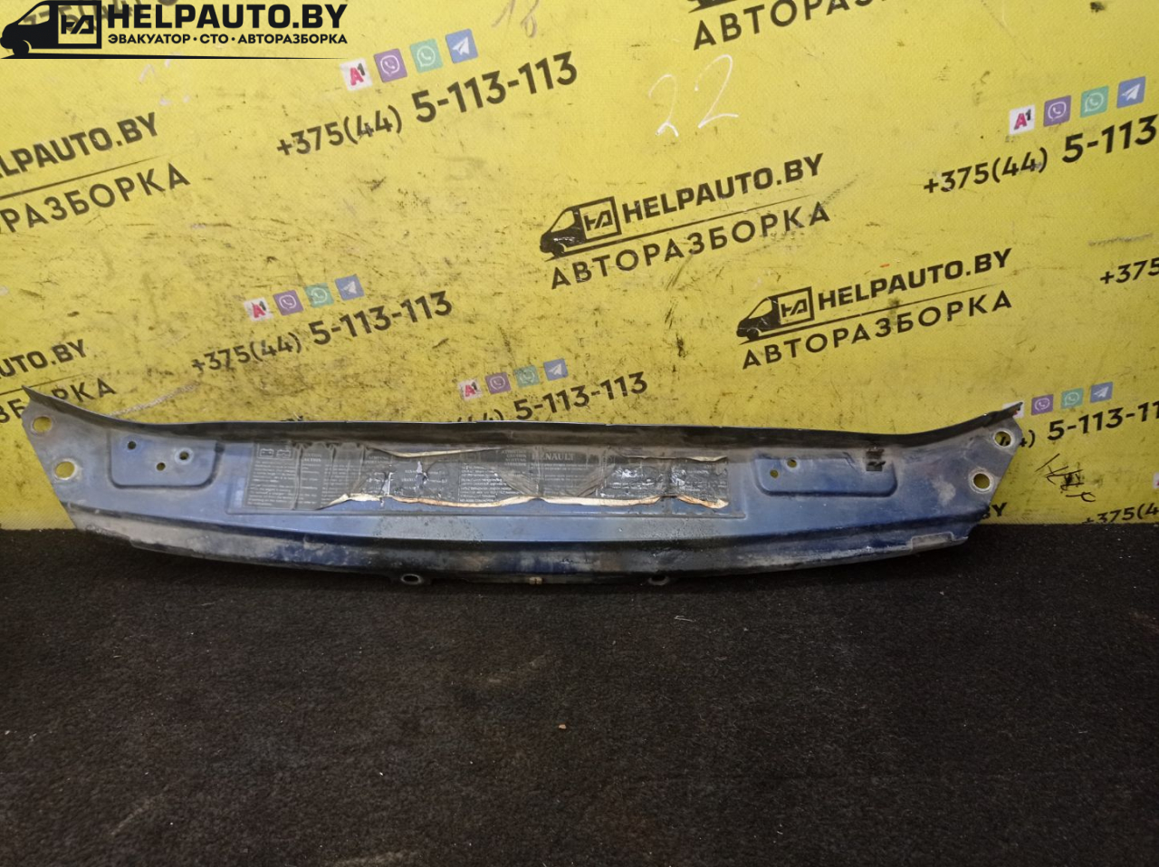 накладка (воздуховод) на телевизор Renault Scenic 1 поколение 1997, 1.6 л., K7M 702, бензин, МКПП, синий, минивэн, передний привод - фото №1