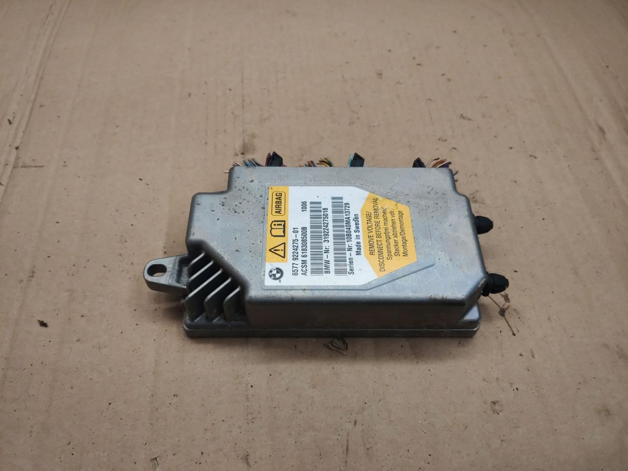 блок AirBag BMW 7 серия F01/F02 F01 2011, 4.4 л., N63 B44 A, бензин, АКПП, черный, 9224275 - фото №1