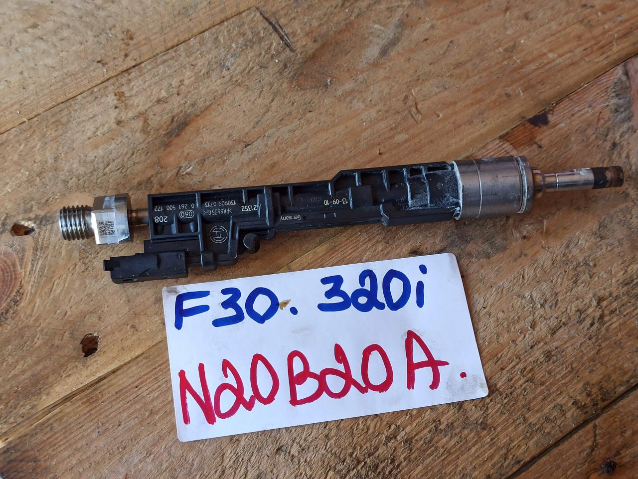 форсунка BMW 3 серия F30/F31/F34 2014, 2.0 л., N20 B20 B, бензин, 7639994 - фото №1