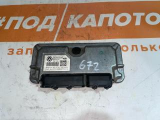 блок управления двигателем Volkswagen Polo 4 поколение [рестайлинг] 2007, 1.4 л., BUD, бензин, АКПП, 8e / a7w, хетчбэк 5 дв., передний привод, 03C906024AR