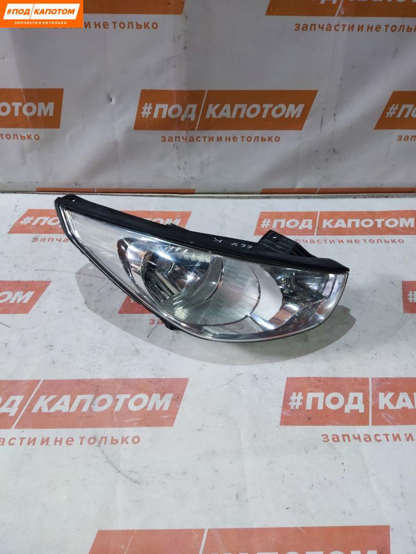 фара правая Hyundai ix35 1 поколение 2012, 2.0 л., G4KD, бензин, АКПП, tcm (phantom black), внедорожник 5 дв., передний привод, 921022S030 - фото №1