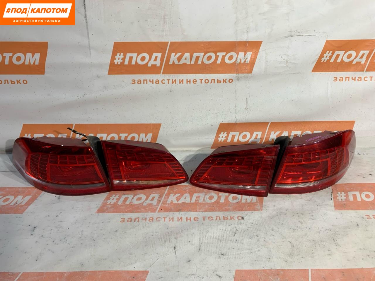 фонари задние (комплект) Volkswagen Passat B7 2013, 1.4 л., CAXA, бензин, АКПП, b4 / b9a, универсал, передний привод, 3AF945208B, 3AF945207B, 3AF945307E, 3AF945308E - фото №1