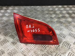 фонарь крышки багажника левый Opel Astra J [рестайлинг] 2014, 1.6 л., CDTi, бензин, МКПП, хетчбэк 5 дв., 13282248