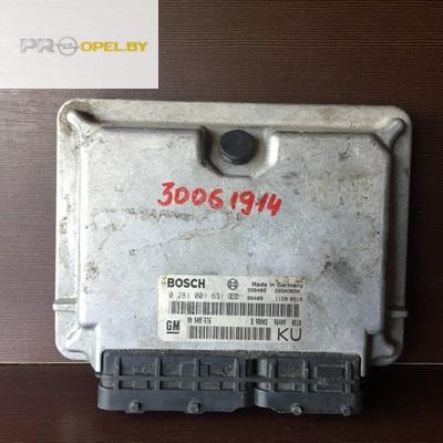 блок управления двигателем Opel Vectra B 1999, 2.0 л., TDi, дизель, МКПП, хетчбэк 5 дв., 0281001631 - фото №1
