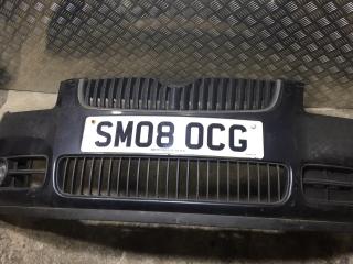 бампер передний Skoda Roomster 1 поколение 2008, 1.9 л., BSW, дизель, 5МКПП, antracite / lf8j, минивэн, передний привод, правый руль