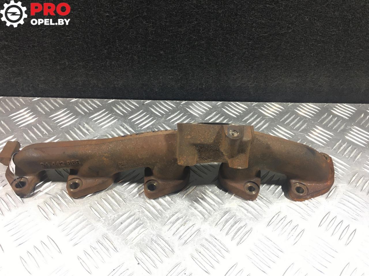 коллектор выпускной Opel Zafira 1 поколение (A) 2002, 2.2 л., TDi, дизель, МКПП, минивэн, 24442866 - фото №1