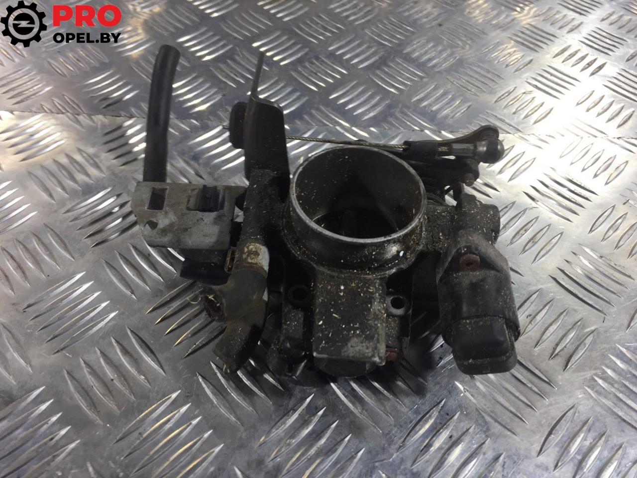 заслонка дроссельная Opel Zafira 1 поколение (A) 2000, 1.6 л., X 16 XEL, бензин, МКПП, минивэн, 90529710 - фото №1