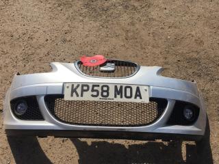 бампер передний SEAT Altea 1 поколение 2008, 2.0 л., BKD, дизель, робот, gris luna / ls7y, минивэн, передний привод, правый руль