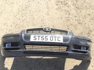 бампер передний Toyota Avensis 2 поколение (T250) 2005, 1.8 л., 1ZZ-FE, бензин, 5МКПП, чёрный, седан, передний привод, правый руль