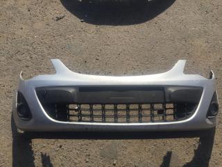 бампер передний Opel Corsa D [рестайлинг] (2010 - 2011), 1.4 л., A 14 XER, бензин, МКПП, серебро, хетчбэк 5 дв., передний привод