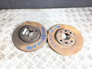 диски тормозные (комплект) Opel Corsa D [рестайлинг] 2010, 1.3 л., CDTi, A 13 DTE, дизель, МКПП, серебро, хетчбэк 3 дв., передний привод