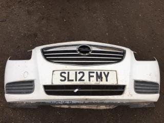 бампер передний Opel Insignia 1 поколение (A) 2012, 2.0 л., A 20 DT, дизель, 6МКПП, schneeweiss / gaz, хетчбэк 5 дв., передний привод, правый руль