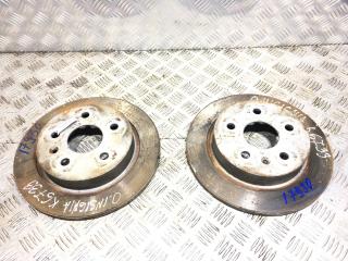 диски тормозные задние Opel Insignia 1 поколение (A) 2009, 1.8 л., A 18 XER, бензин, 6МКПП, lichtsilber / gbj, хетчбэк 5 дв., передний привод, правый руль