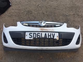 бампер передний Opel Corsa D [рестайлинг] 2011, 1.3 л., A 13 DTC, дизель, 5МКПП, casablancaweiss / 474, хетчбэк 3 дв., передний привод, правый руль