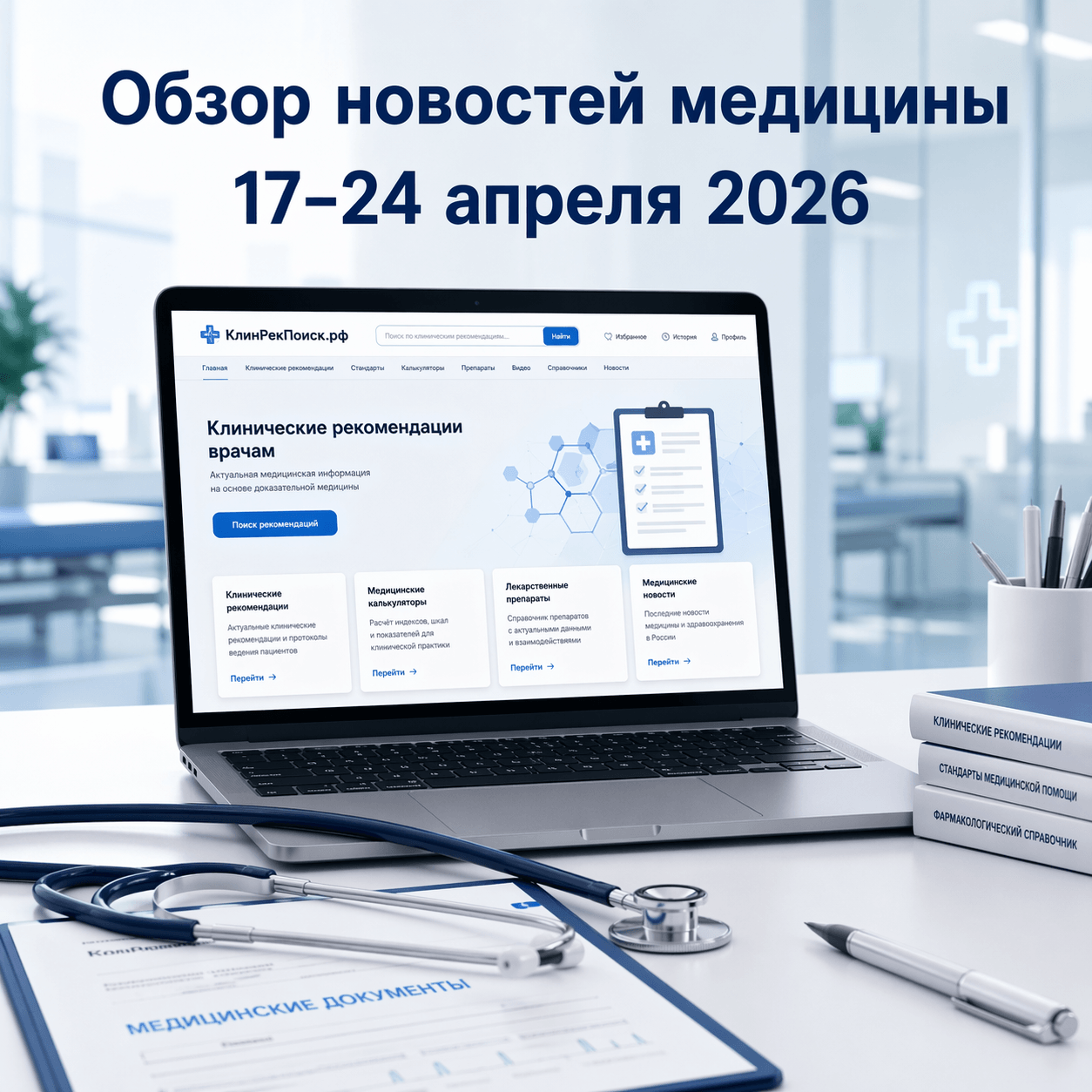 Обзор медицинских новостей: 17–24 апреля 2026