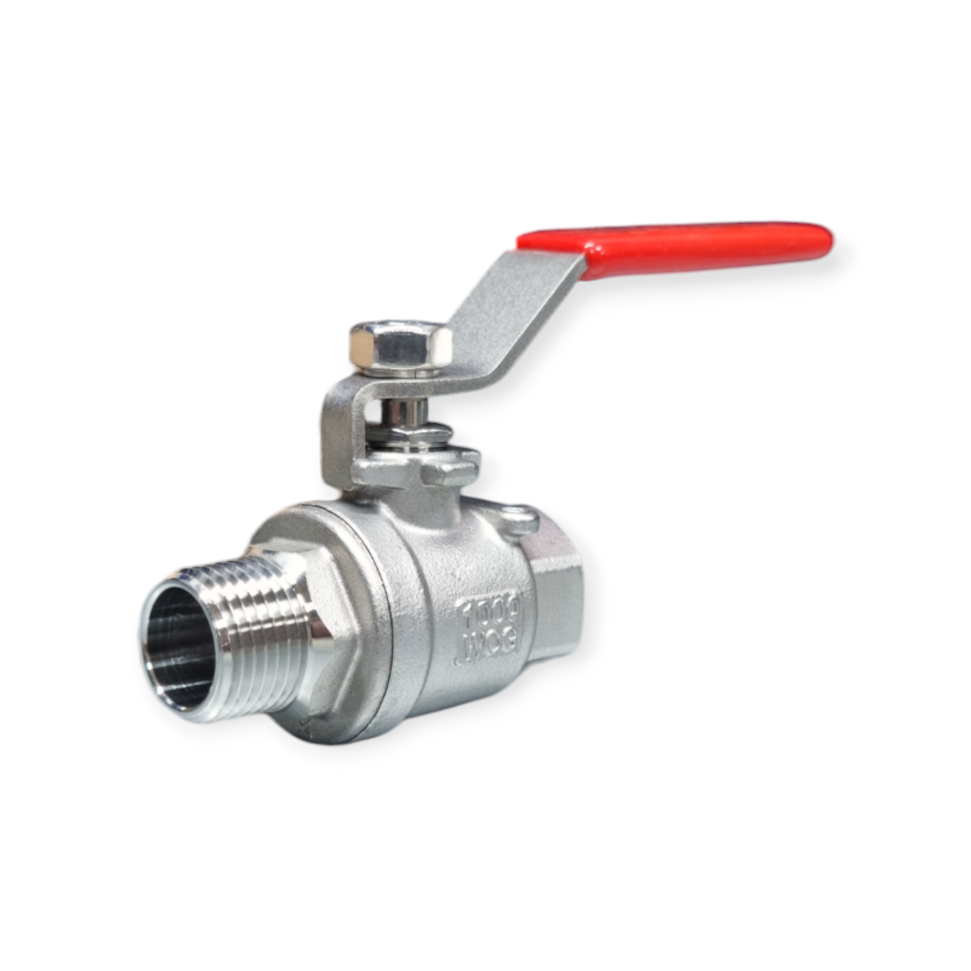 Кран шаровый нержавеющий Ду 15 1/2" вр/нр полнопроходной AISI 304