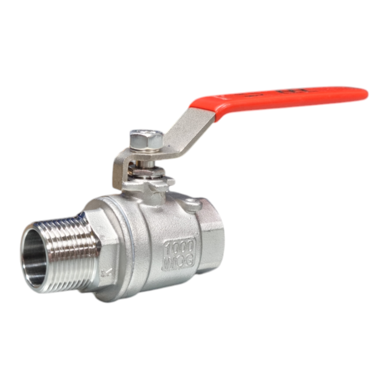 Кран шаровый нержавеющий Ду 20 3/4" вр/нр полнопроходной AISI 304