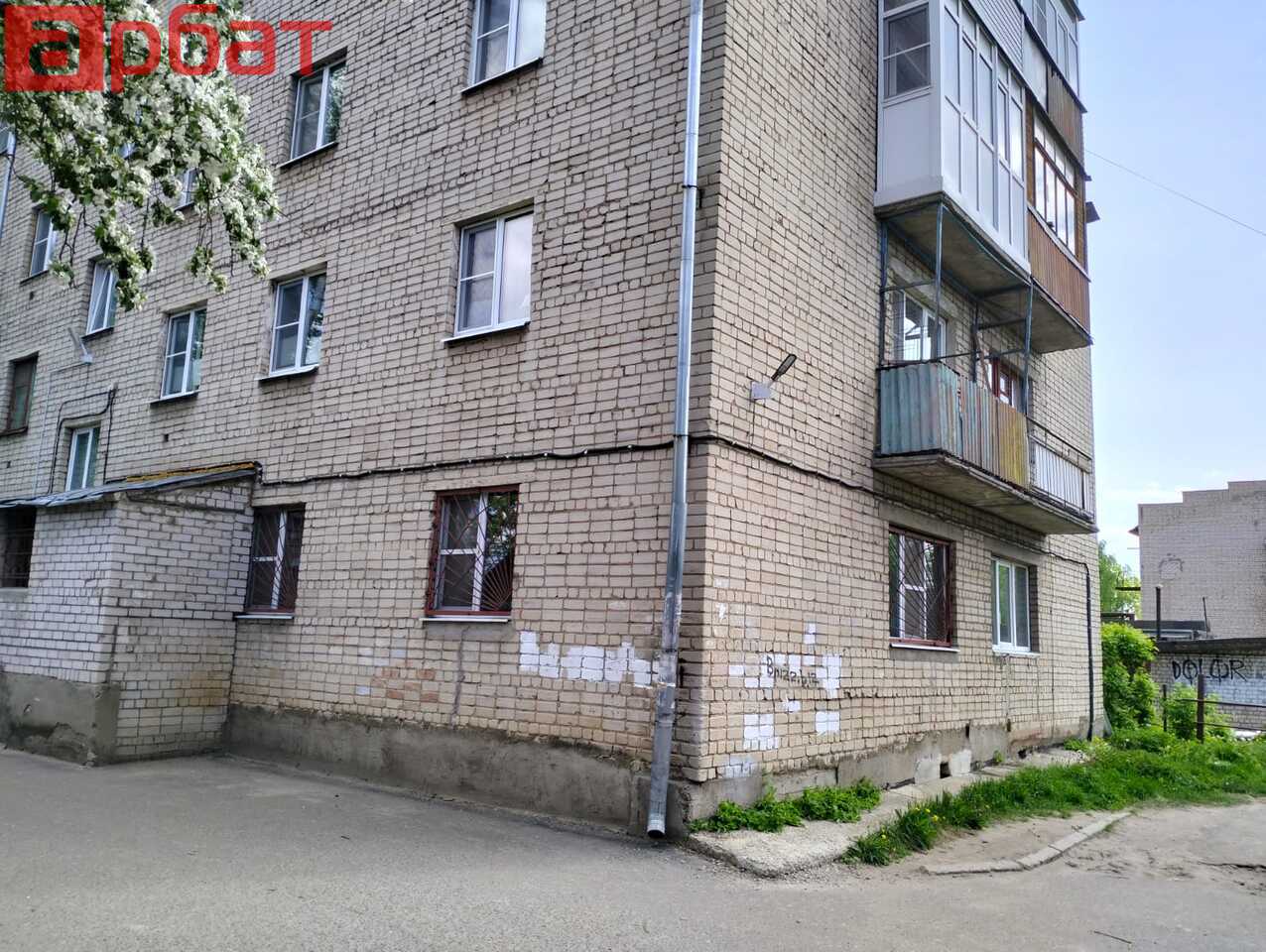 г Кострома, ул Осыпная, д 7 3-комнатная квартира, 52.4 м²