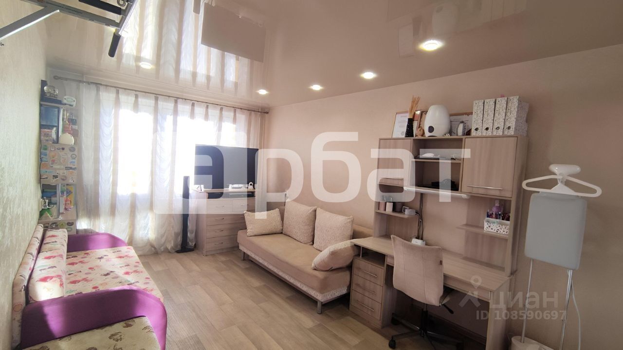 г Кострома, мкр Давыдовский-3, д 5 1-комнатная квартира, 33.4 м²