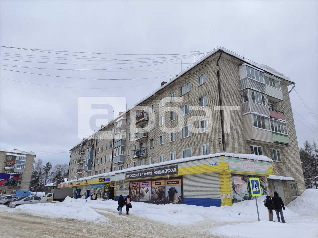 Костромская область, посёлок городского типа Ветлужский, улица Горького, 2  3-комнатная квартира, 63 м²