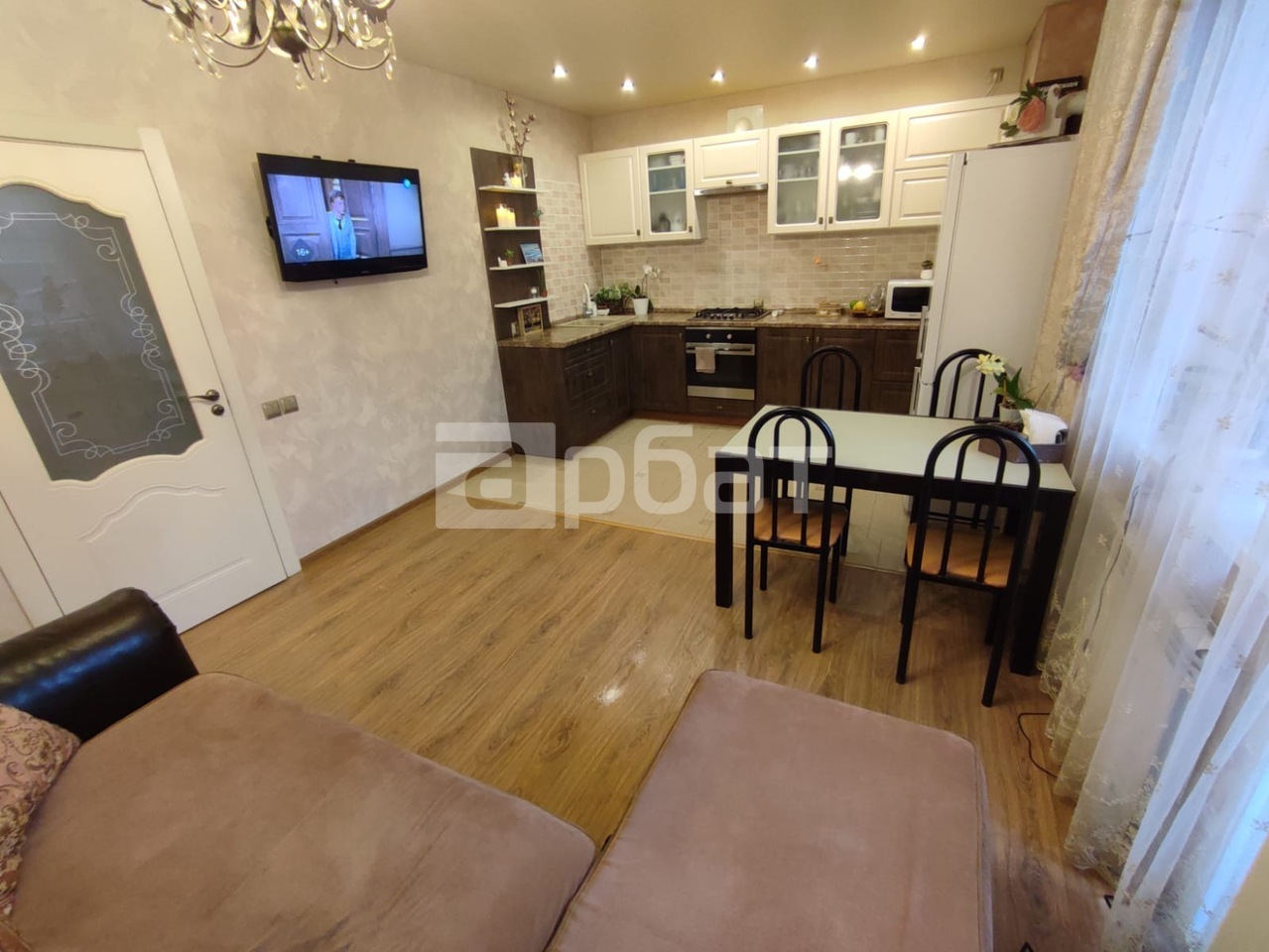 2-к. квартира, 50,6 м², 1/4 эт.