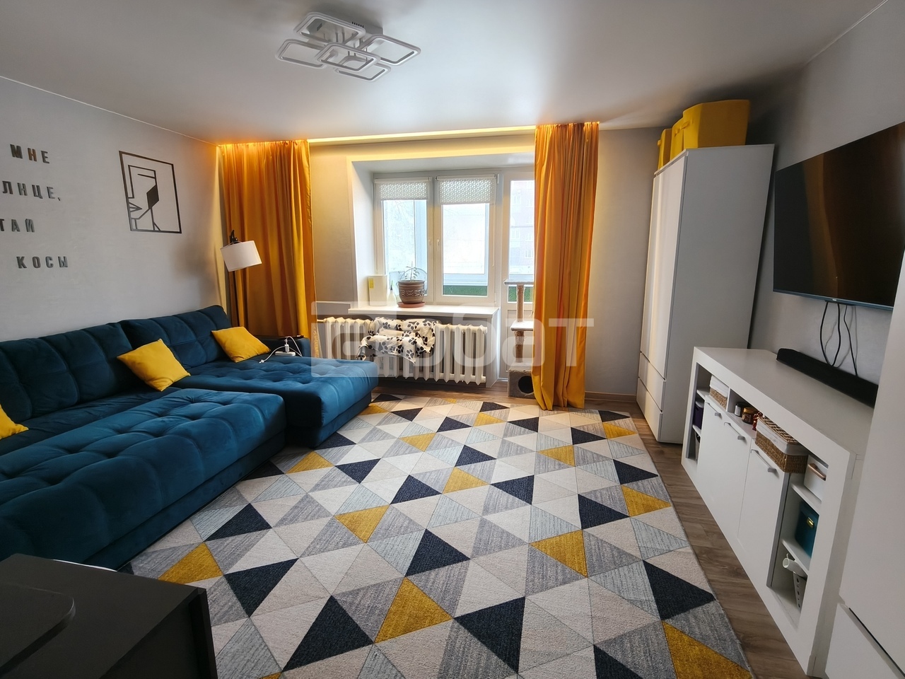 2-к. квартира, 57,5 м², 1/5 эт.