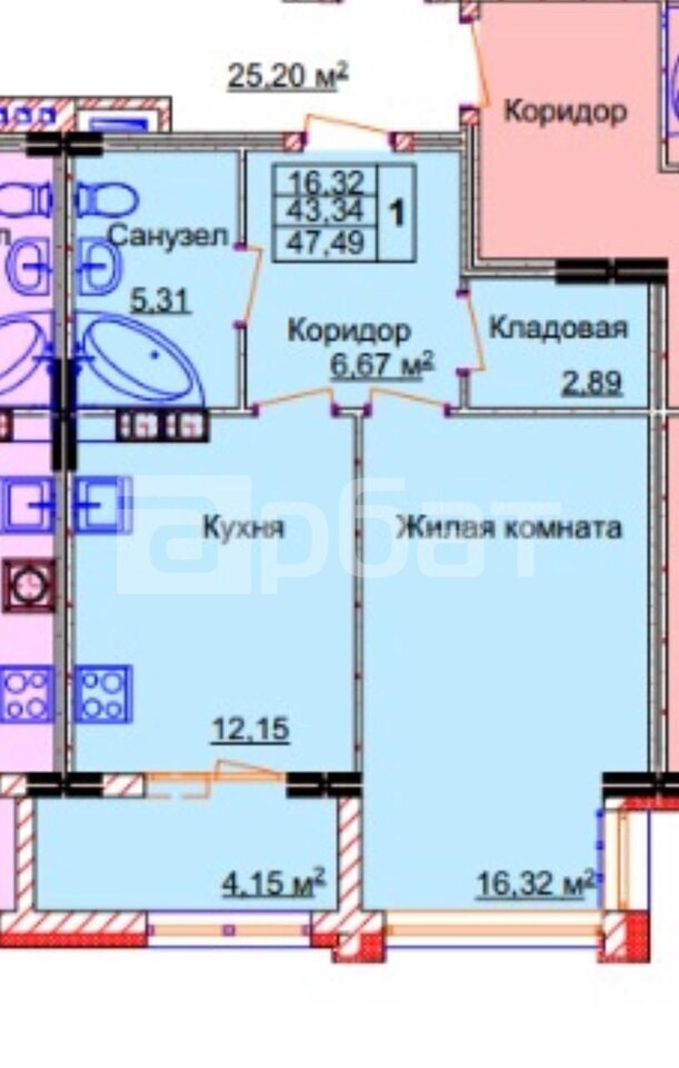 1-к. квартира в г.Иваново