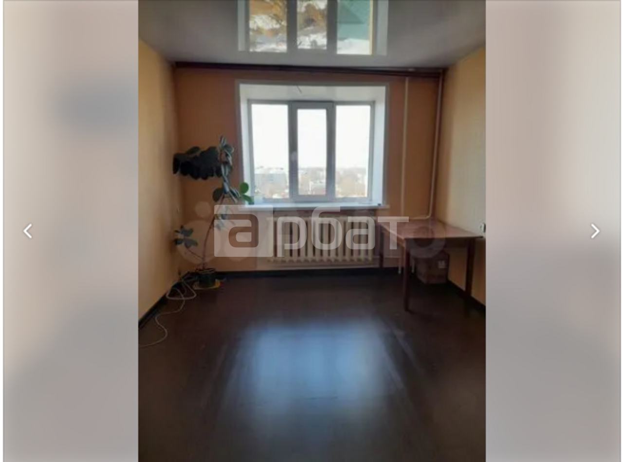 Комната 31 м² в 4-к., 8/9 эт.