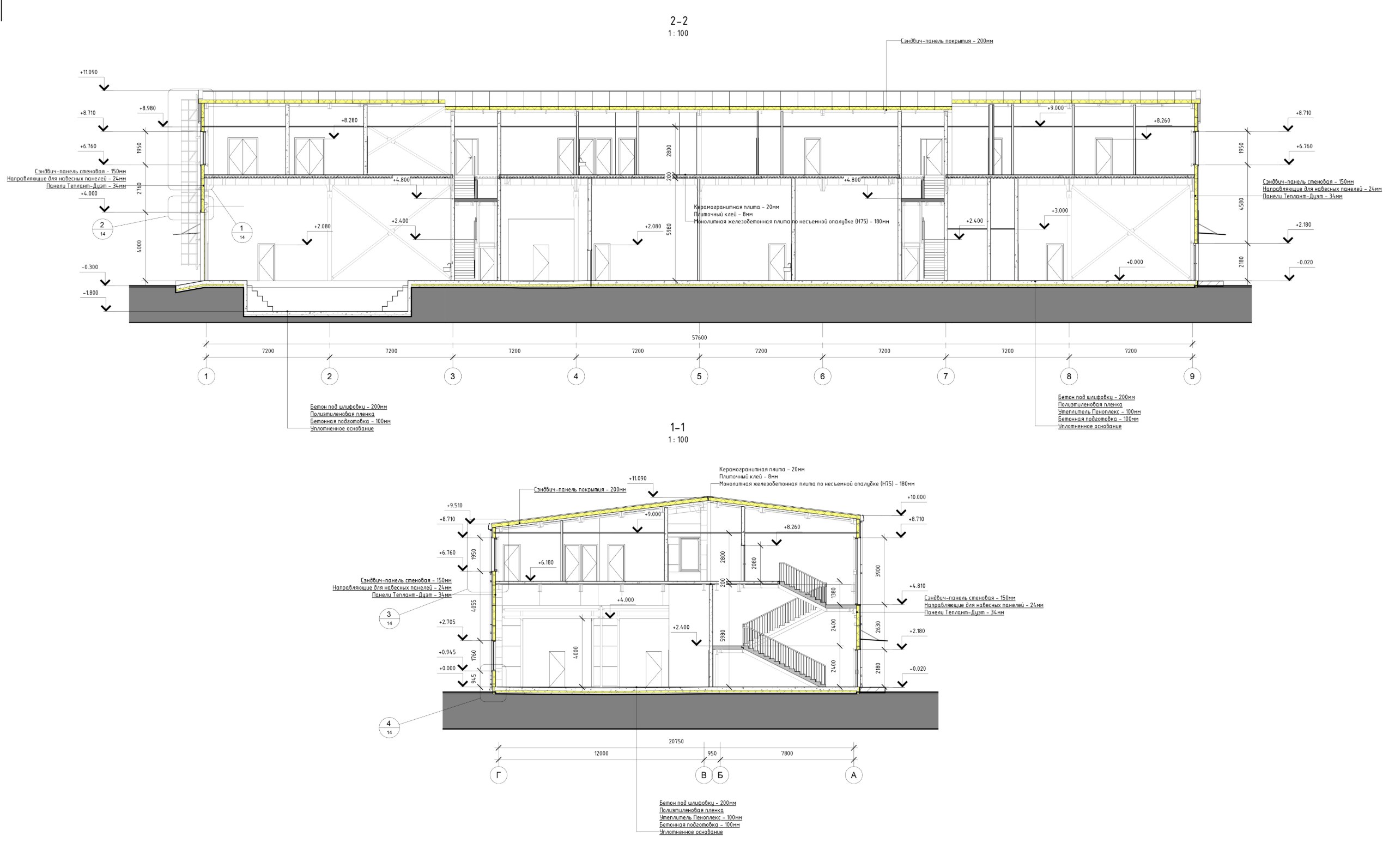 Service Garage with Auxiliary and Administrative Premises — Technical