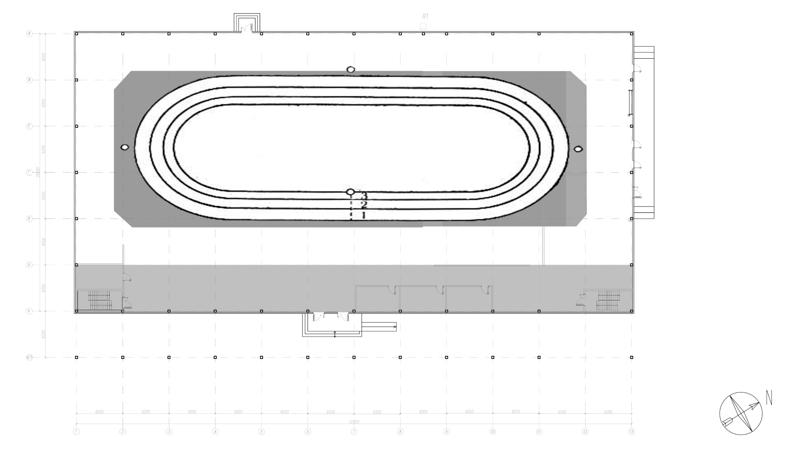 Concept. Indoor Hippodrome — Architecture