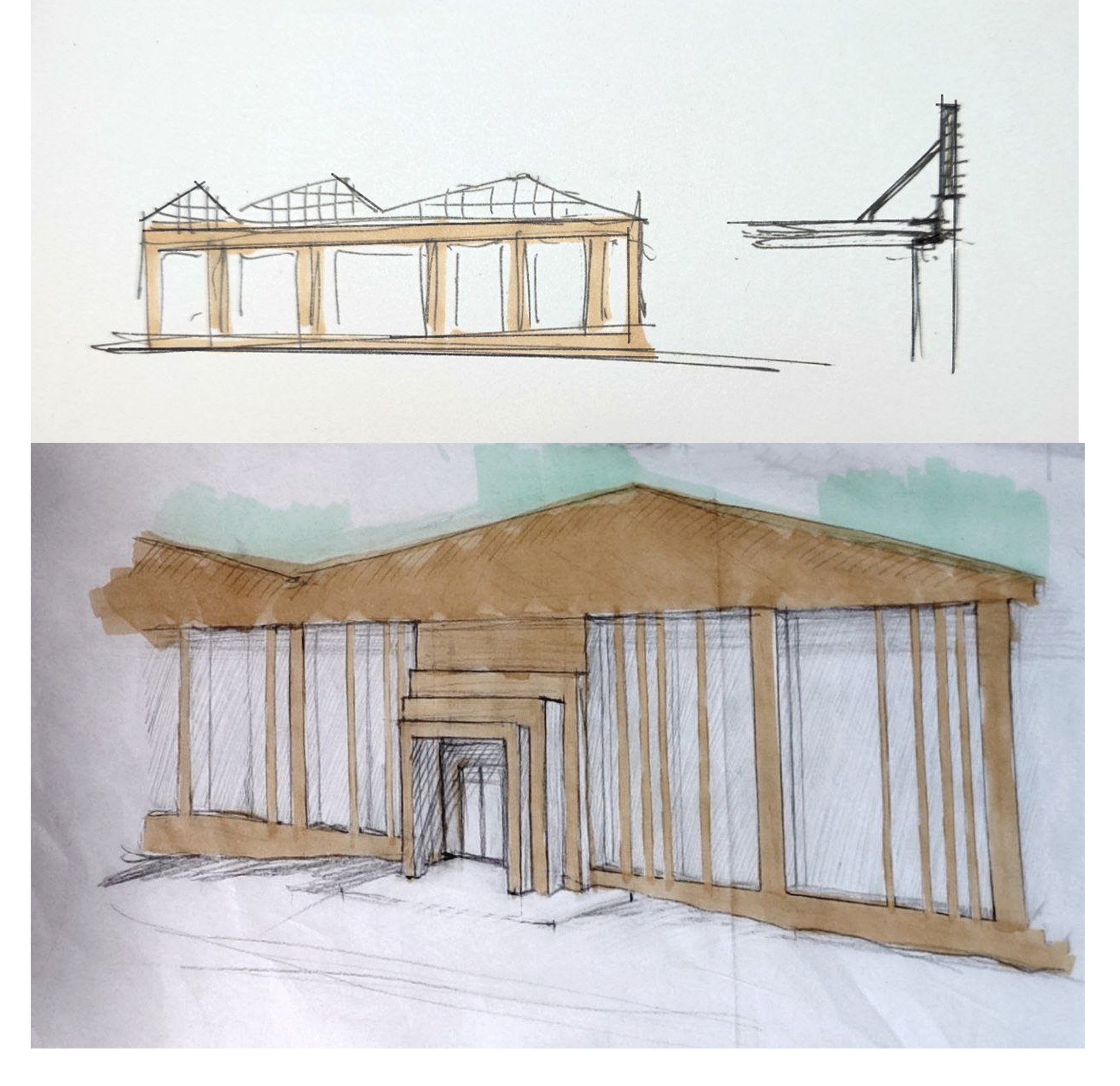 Entertainment Center in Dulepovo — Concept