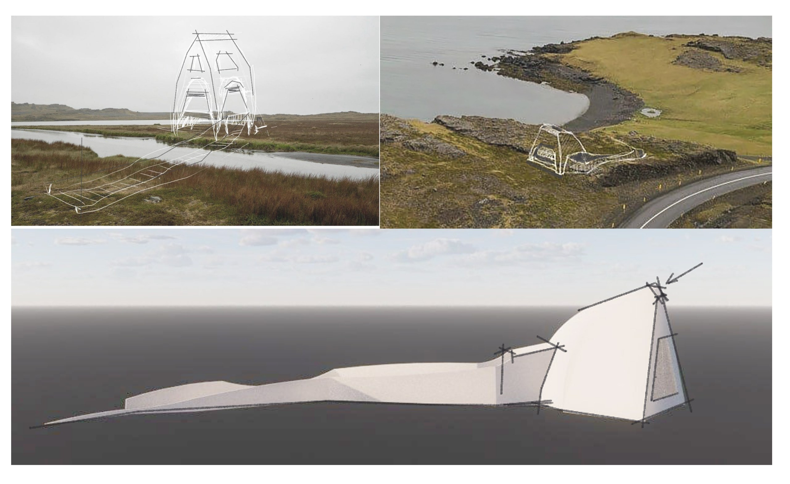 Competition 'Abandoned Airport'. Observation Points — Concept