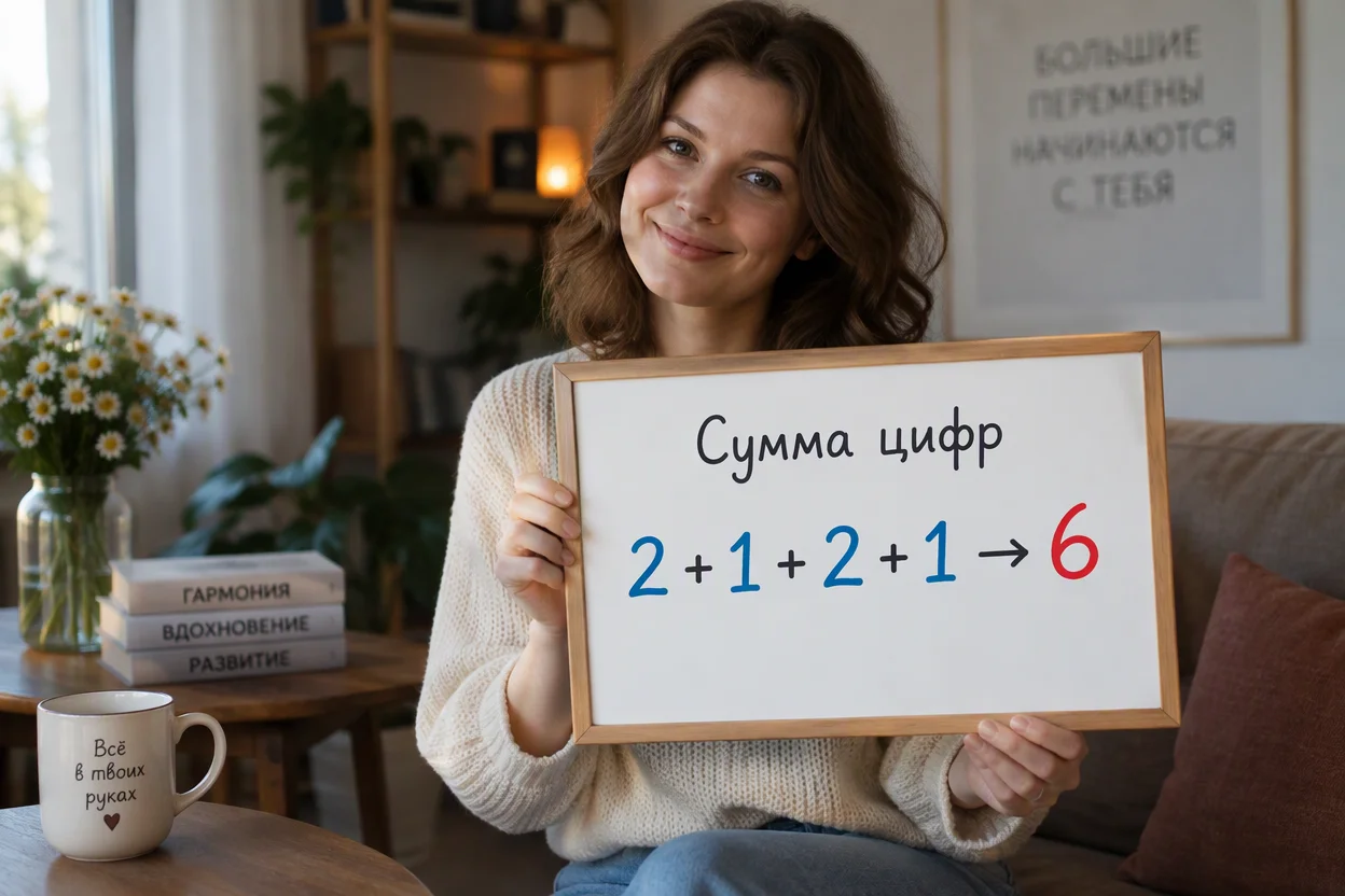 Как считать 21 21 — схема свёртки числа 2+1+2+1 в число 6