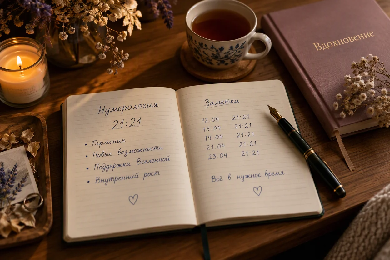 Практическое применение 21 21 — дневник наблюдений за зеркальным временем