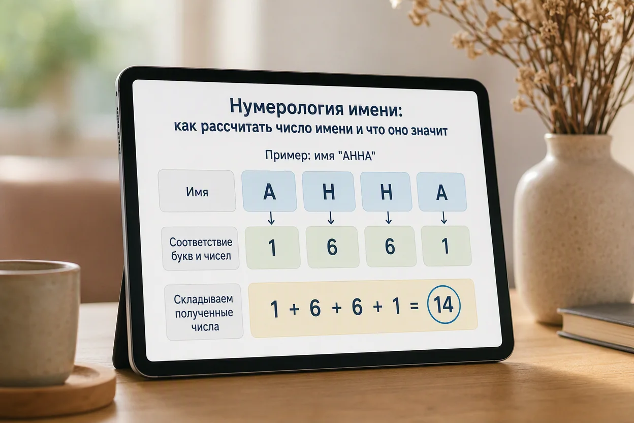 Нумерология имени — как буквы имени переводятся в цифры по таблице соответствий