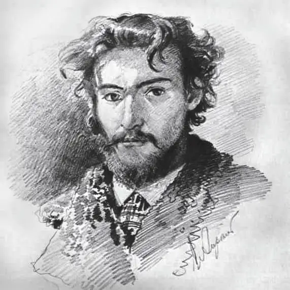 Федор Васильев. Автопортрет. 1873. Государственный Русский музей, Санкт-Петербург