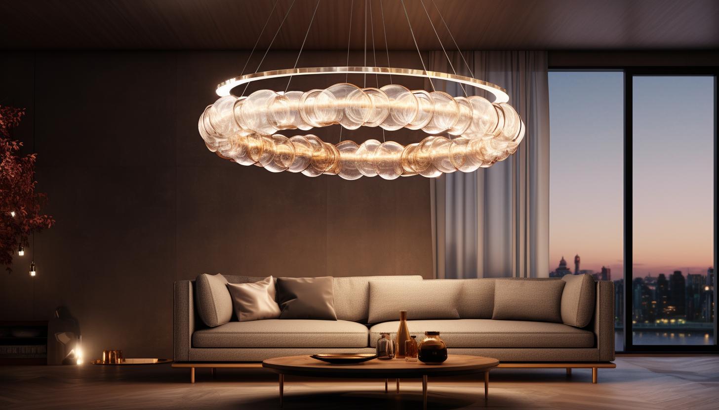 Круглая люстра идеальное решение для создания гармоничного интерьера