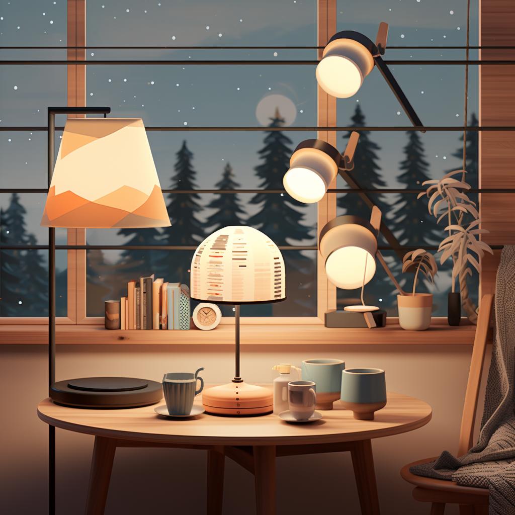 Создайте уютную атмосферу в доме с помощью ламп в скандинавском стиле с деревянными элементами