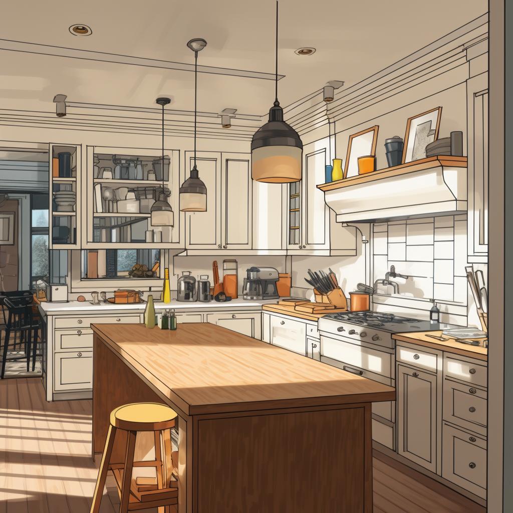 Оптимальное расстояние между светильниками и кухонным гарнитуром советы от профессионалов освещения