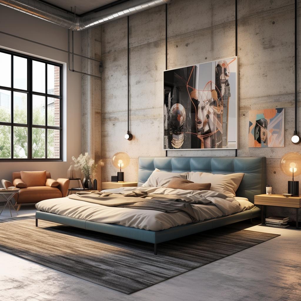 Лофт-стиль в спальне как выбрать идеальную лампу для создания атмосферы