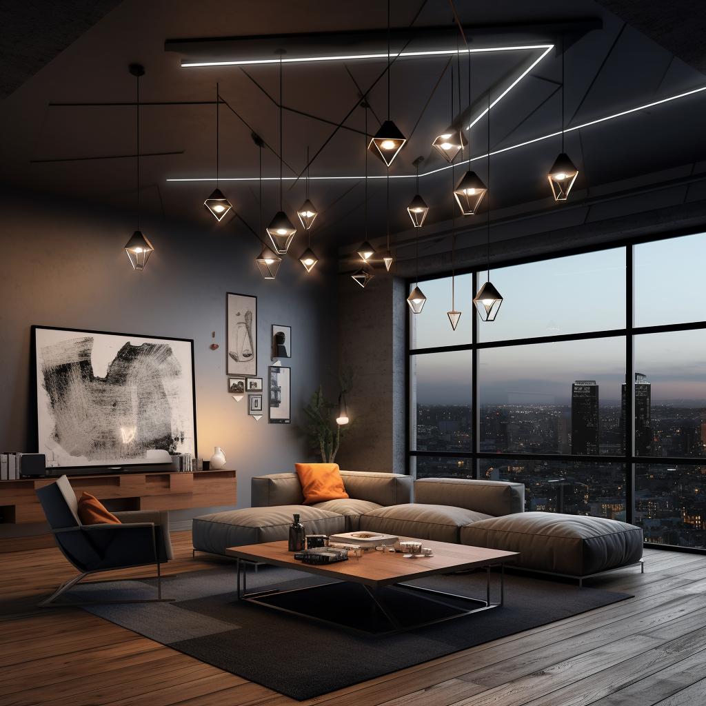 Черные светильники в стиле лофт как создать эффектный интерьер с помощью освещения