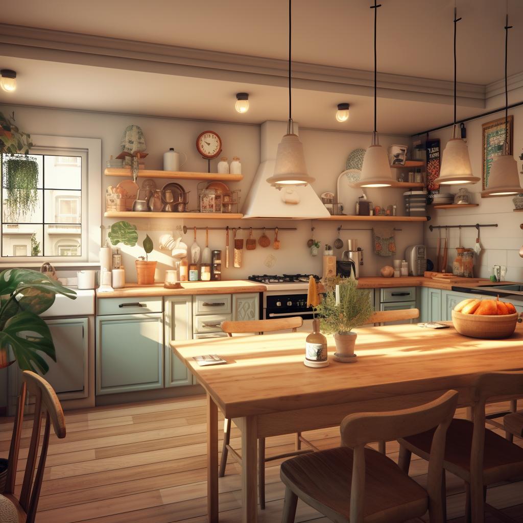 Создайте уютную атмосферу в кухне и гостиной с помощью светильников в интерьере 5 идей