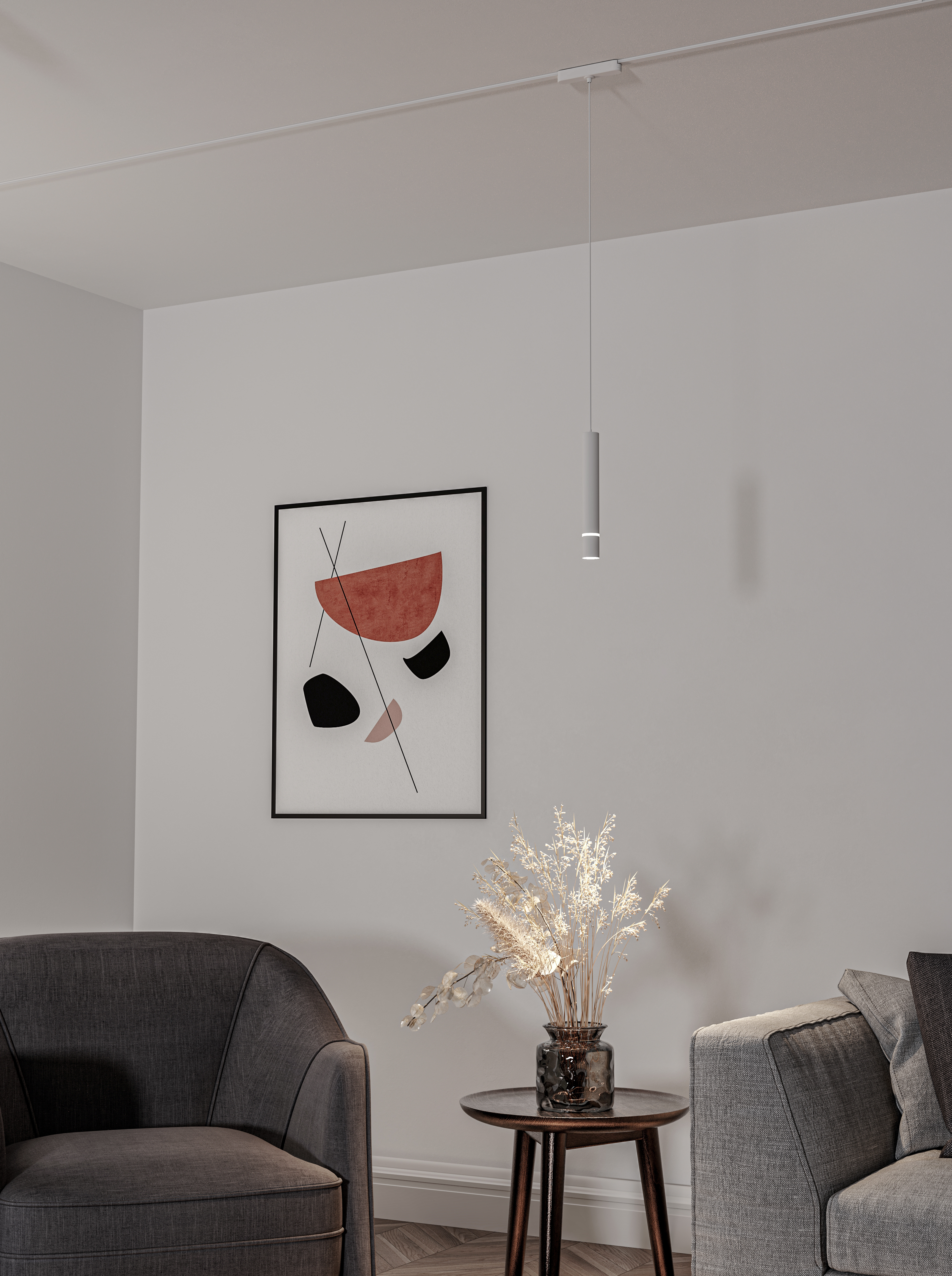 Как выбрать и установить белый трековый подвесной светильник для идеального освещения вашего пространства