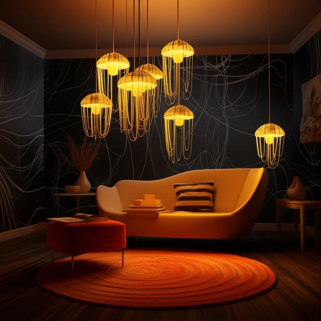 Хай тек как создать современный интерьер с помощью светильников